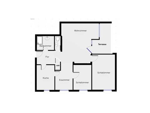 Etagenwohnung mieten in Kaiserslautern, mit Stellplatz, 65 m² Wohnfläche, 1 Zimmer