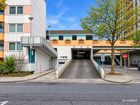 Tiefgaragenzufahrt