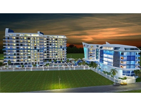 Wohnung Penthaus Alanya Zentral Luxus Modern Strand Meer
