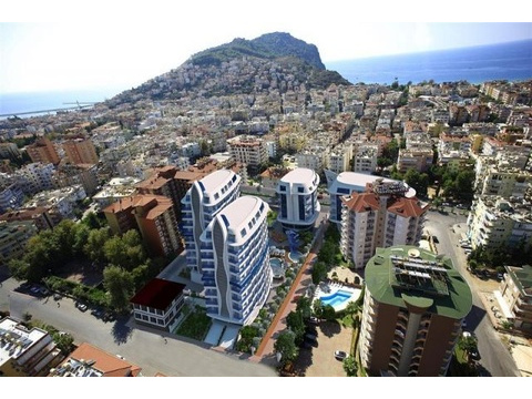 Wohnung Penthaus Alanya Zentral Luxus Modern Strand Meer