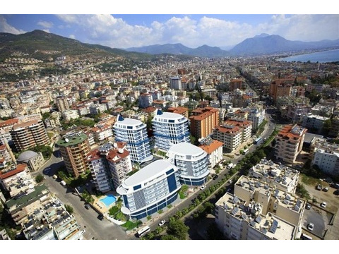 Wohnung Penthaus Alanya Zentral Luxus Modern Strand Meer