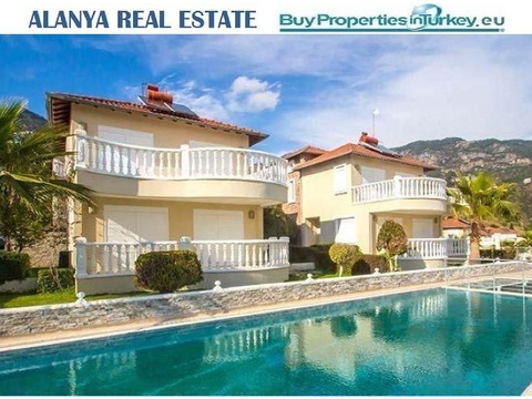 REDUZIERT ! Einfamilienhaus mit 3 Zimmern in Alanya Tepe