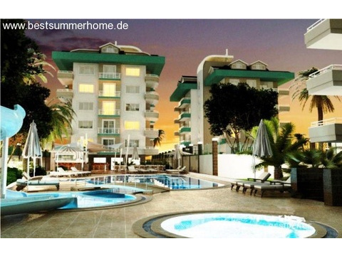 Neubauresidenz mit modernen Apartements in Alanya / Kestel