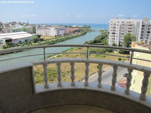 Penthaus am Dim River in Alanya Tosmur voll möbliert mit Pool15