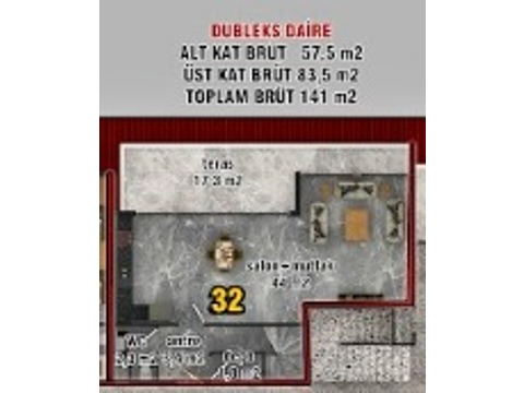 Erdgeschoss im 4.OG