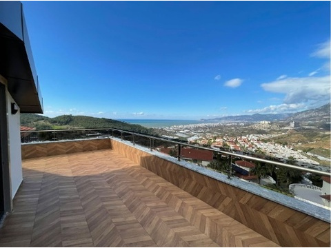 Blick vom Dachbalkon