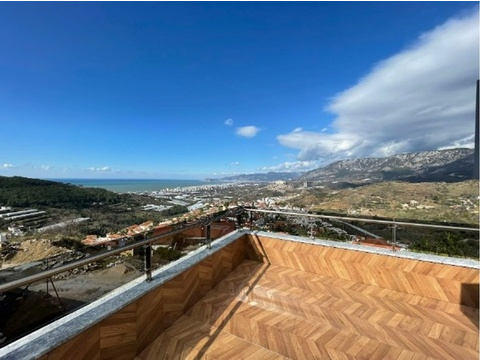 Blick vom Dachbalkon