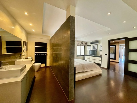 Schlafzimmer mit Bad en Suite