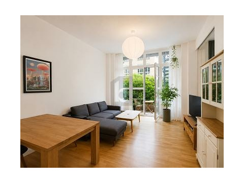 Erdgeschosswohnung kaufen in Berlin Friedrichshain, 50 m² Wohnfläche, 2 Zimmer