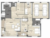 Etagenwohnung kaufen in Inzlingen, mit Stellplatz, 105 m² Wohnfläche, 4 Zimmer
