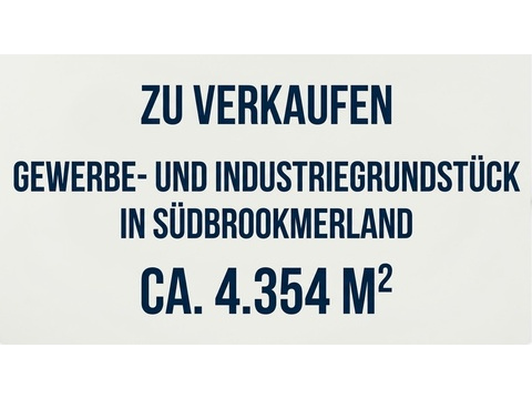 Industriegrundstück kaufen in Südbrookmerland, 4.354 m² Grundstück