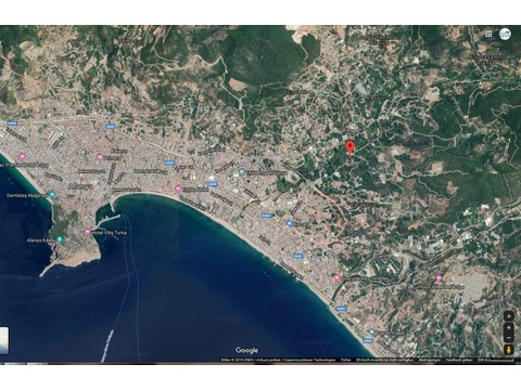 Lageplan Luxus Villa Alanya Oba