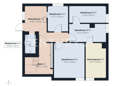 Grundriss Untergeschoss