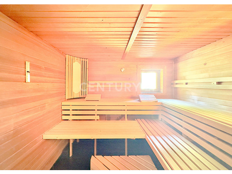 Innenansicht der Sauna