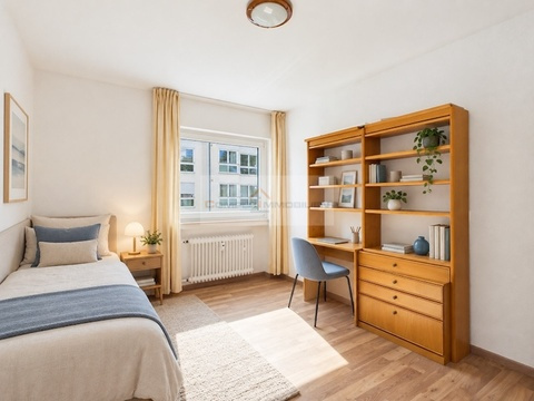 Gäste- / Kinderzimmer- 4 Zimmerwohnung in Königswinter (mit KI-bearbeitet)