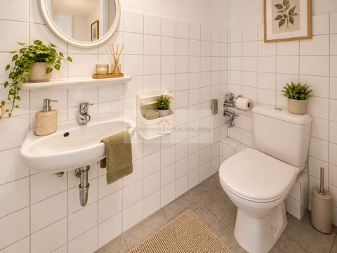 Gäste-WC- 4 Zimmerwohnung in Königswinter (KI bearbeitet)