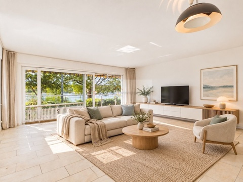 Wohnzimmer- 4 Zimmerwohnung in Königswinter (mit KI-bearbeitet)