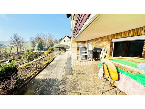 Terrassenbereich hinter dem Haus