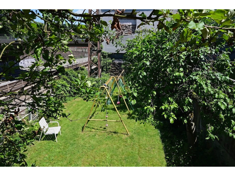 Tiefer liegender Gartenteil