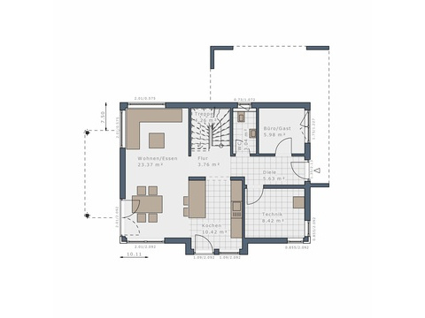 Grundriss Erdgeschoss