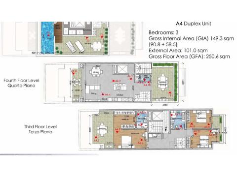 Reihenhaus kaufen, 249 m² Grundstück, 149 m² Wohnfläche, 4 Zimmer