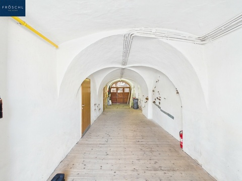 Blick in die Einfahrt