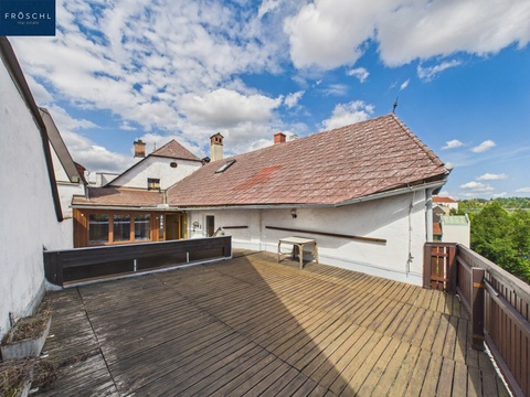 Blick auf die Terrasse