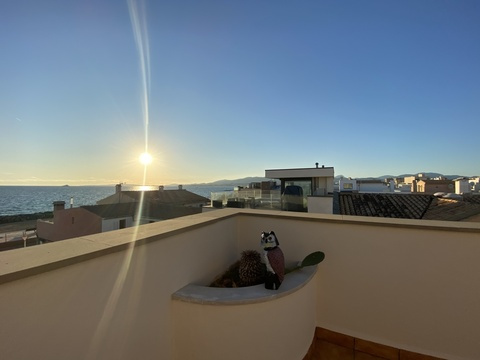 Meerblick-Terrasse