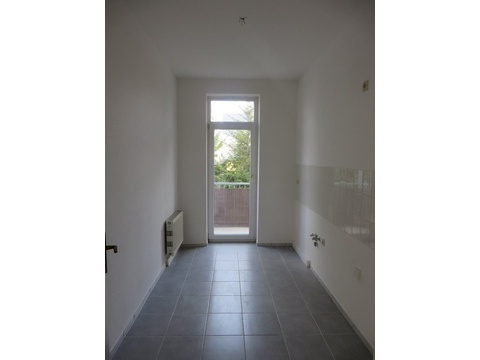 Küche mit Balkon
