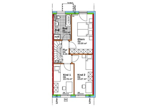 OG Endhaus 1 Treppe rechts