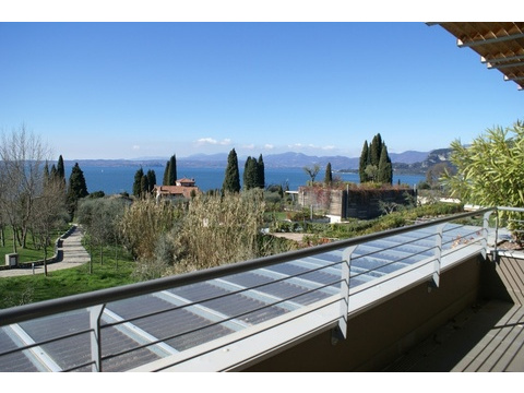 Blick vom Balkon