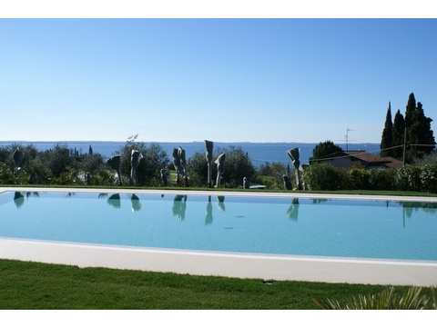 Pool mit Seeblick