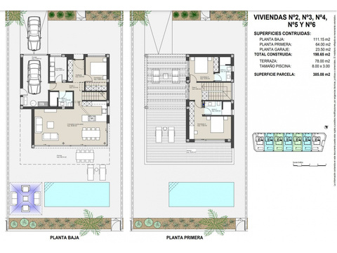 Villa kaufen in Roldán, mit Garage, 385 m² Grundstück, 175 m² Wohnfläche, 4 Zimmer
