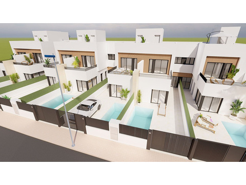 Reihenhaus kaufen in Santiago de la Ribera, 126 m² Grundstück, 168 m² Wohnfläche, 4 Zimmer