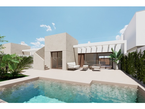 Villa kaufen in Los Alcázares, mit Stellplatz, 120 m² Grundstück, 90 m² Wohnfläche, 4 Zimmer