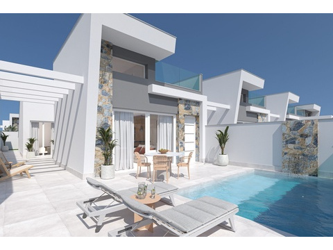 Villa kaufen in Los Alcázares, mit Stellplatz, 200 m² Grundstück, 95 m² Wohnfläche, 4 Zimmer