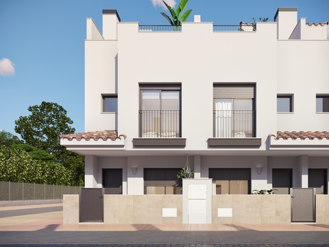Reihenhaus kaufen in Santa Rosalía, mit Garage, 120 m² Grundstück, 83 m² Wohnfläche, 4 Zimmer