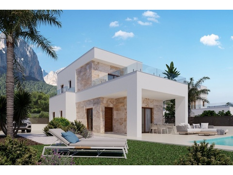 Villa kaufen in Polop, 351 m² Grundstück, 166 m² Wohnfläche, 4 Zimmer
