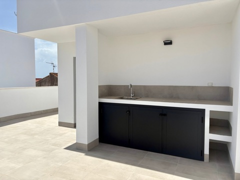 Summer kitchen on solarium
