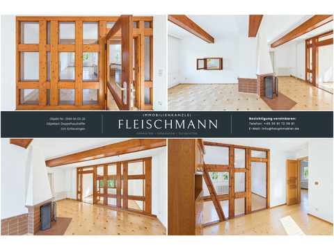 Doppelhaushälfte mieten in Schleusingen, mit Garage, mit Stellplatz, 776 m² Grundstück, 119,5 m² Wohnfläche, 5 Zimmer