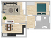 Wohnung mieten in Meißen, mit Stellplatz, 45 m² Wohnfläche, 1 Zimmer