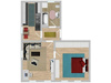 Erdgeschosswohnung mieten in Meißen, mit Stellplatz, 45,8 m² Wohnfläche, 2 Zimmer