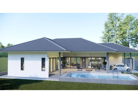 Haus kaufen in Hua Hin, mit Stellplatz, 620 m² Grundstück, 231 m² Wohnfläche, 5 Zimmer