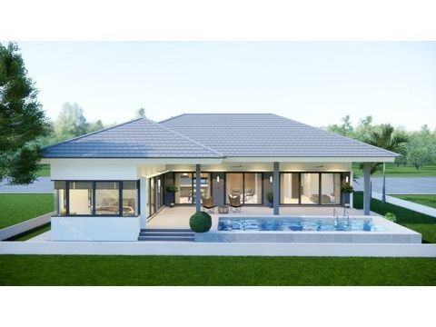 Villa kaufen in Hua Hin, mit Stellplatz, 600 m² Grundstück, 285 m² Wohnfläche, 5 Zimmer
