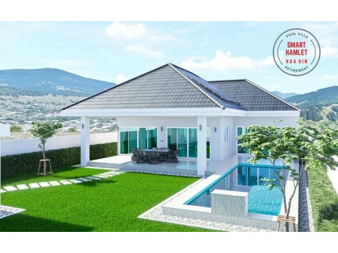 Haus kaufen in Hua Hin, 528 m² Grundstück, 180 m² Wohnfläche, 4 Zimmer