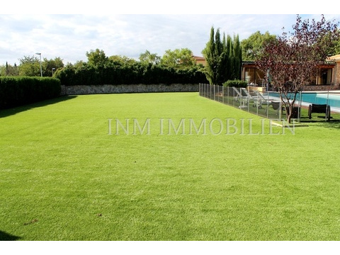 Villa mit Pool Marratxi Rasenfläche