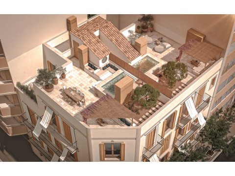 Penthousewohnung kaufen in Palma, 61,47 m² Wohnfläche, 3 Zimmer