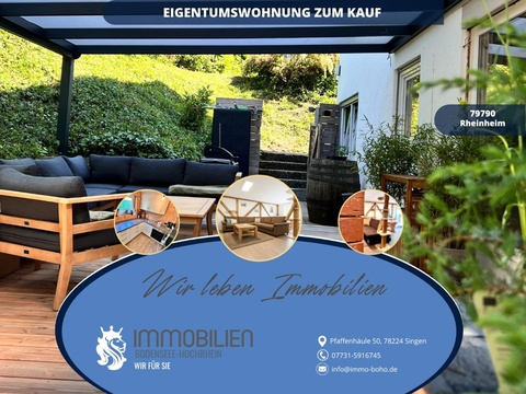 Terrassenwohnung kaufen in Küssaberg, 60,9 m² Wohnfläche, 2 Zimmer