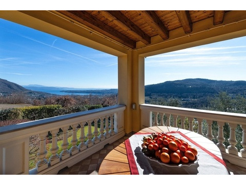 Blick vom Balkon