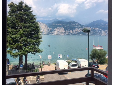 Blick vom Balkon